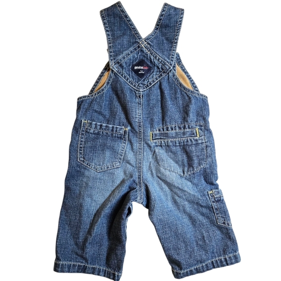 Denim Overalls 100% Cotton Genuine Baby by Oshkosh B'gosh Sz 9 Months Y2K - Picture 10 of 10